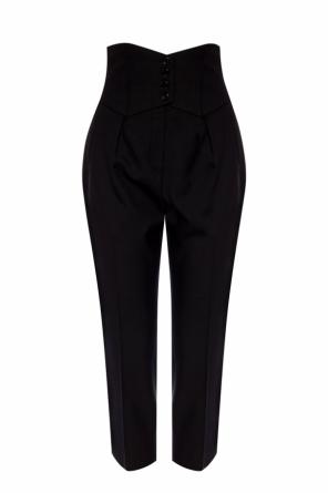 High-waisted pleat-front trousers, zdjęcie 1 High-waisted pleat-front trousers od Saint Laurent
